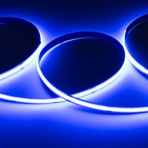 COB LED Strip 24V DC - 12W/m - Kleuren - 8mm - IP20 - Rol van 5 meter - Elke 4cm geknipt - Elke 4cm geknipt