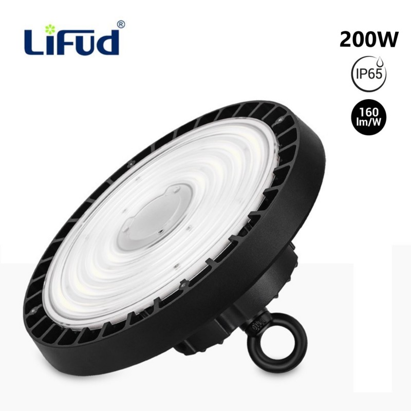 Industriële LED kap - LIFUDriver - 200W - 160lm/W - PHILIPS Chip - Dimbaar 1-10V - IP65