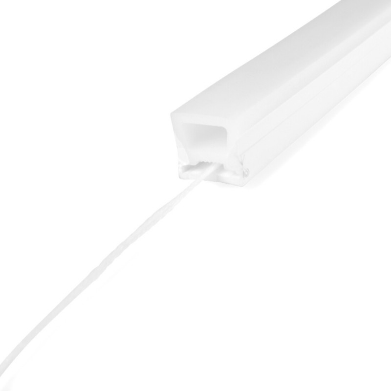 Flexibele siliconen hoes voor het omzetten van LED strip naar neon - 16x16mm - 5 meter - Verticaal buigen of boven buigen