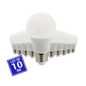 10 LED Lampen E27 9W A60 815lm