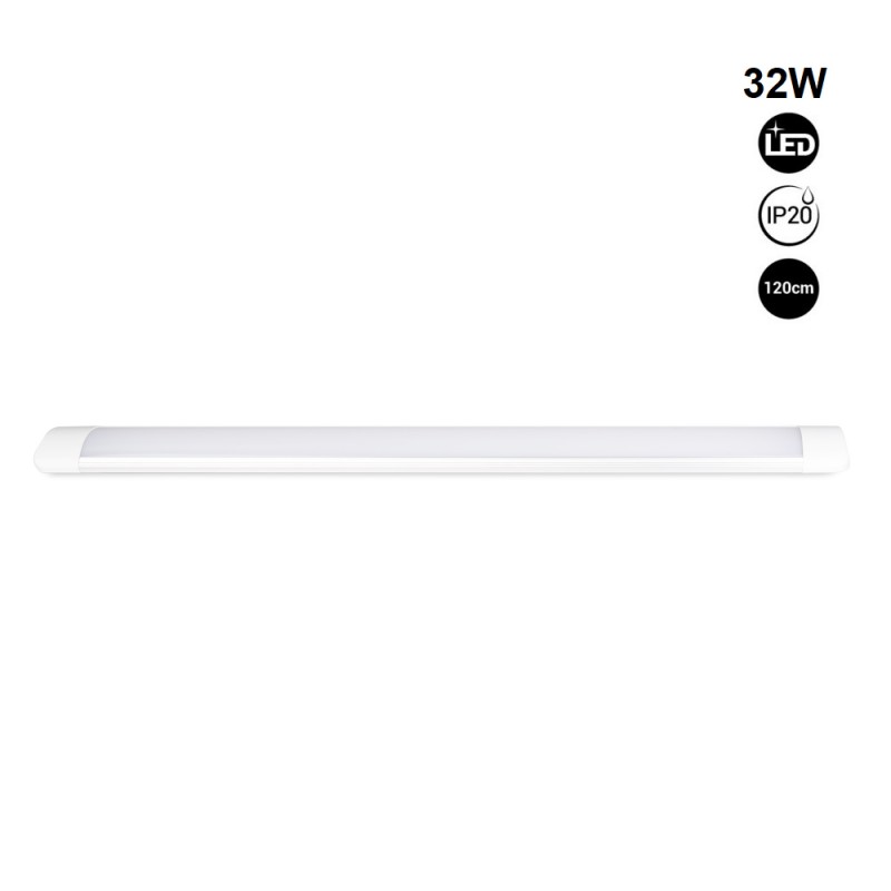 Lineaire hoog vermogen LED armatuur - 32W - 120cm - IP20