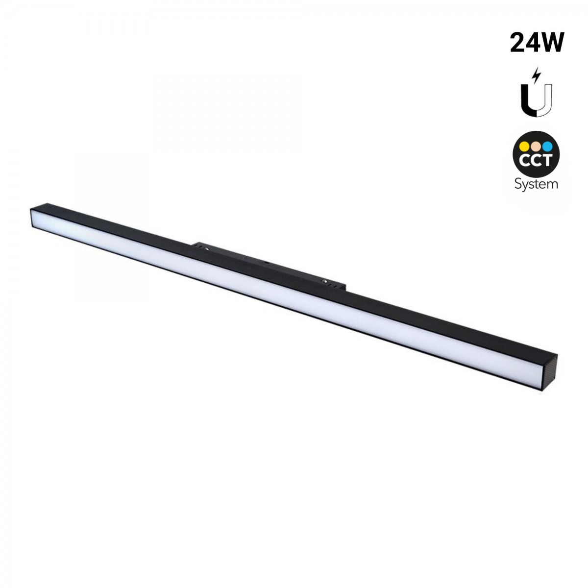 Magnetisch lineair armatuur 24W CCT 2,4GHz - Mi Light