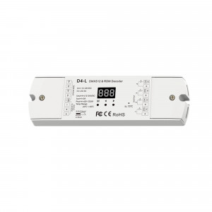 DMX512 Decoder 12-24V DC -...