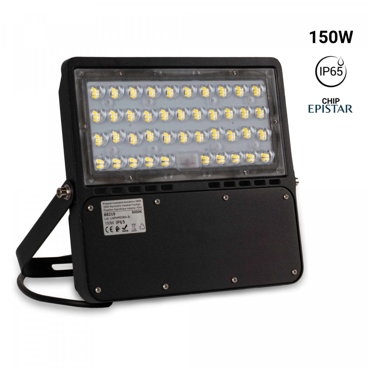 Buitenspotlight asymmetrisch LED 150W - 18600 lm- IP65