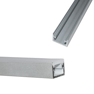 Aluminium profiel voor bodeminbouw - LED-strip tot 15 mm - 2 meter