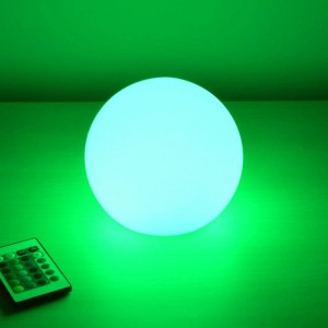 LED Bol Lamp 15cm RGBW Oplaadbare Buiten