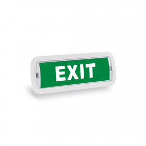 KIT Zelfklevend pictogram "EXIT" + Noodverlichting 3W