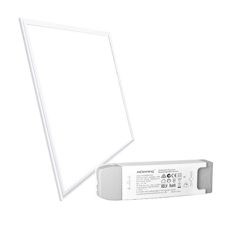 60X60cm LED inbouwpaneel - TRIAC dimbaar - 44W - UGR19