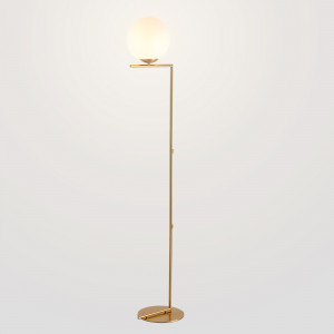 Vloerlamp kristallen bol "Anni" - E27 - Ø 22cm