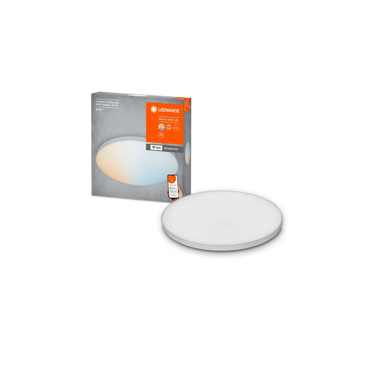 SLIM WIFIPLAFOND FRAMELOOS RD45 TWLEDV