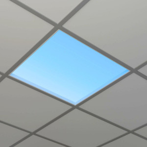 Blue Skylight" paneel met hemeleffect - Daglicht - 90W - 60x60cm