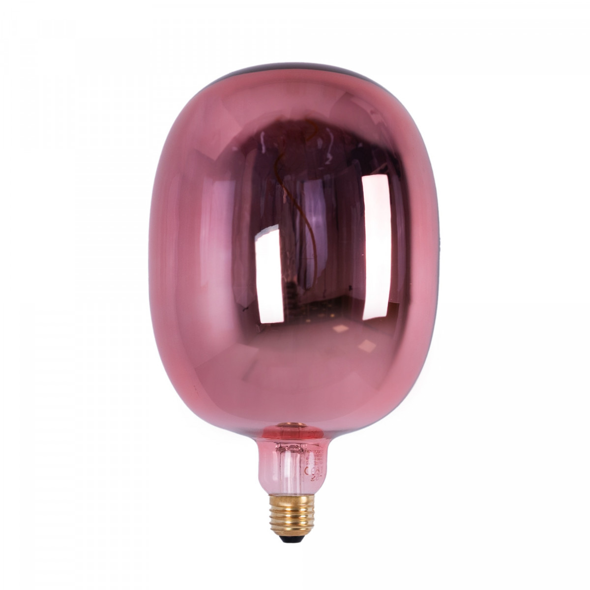 Decoratieve LED gloeilamp met kopertint - E27 T170 - dimbaar - 4W - 1500K