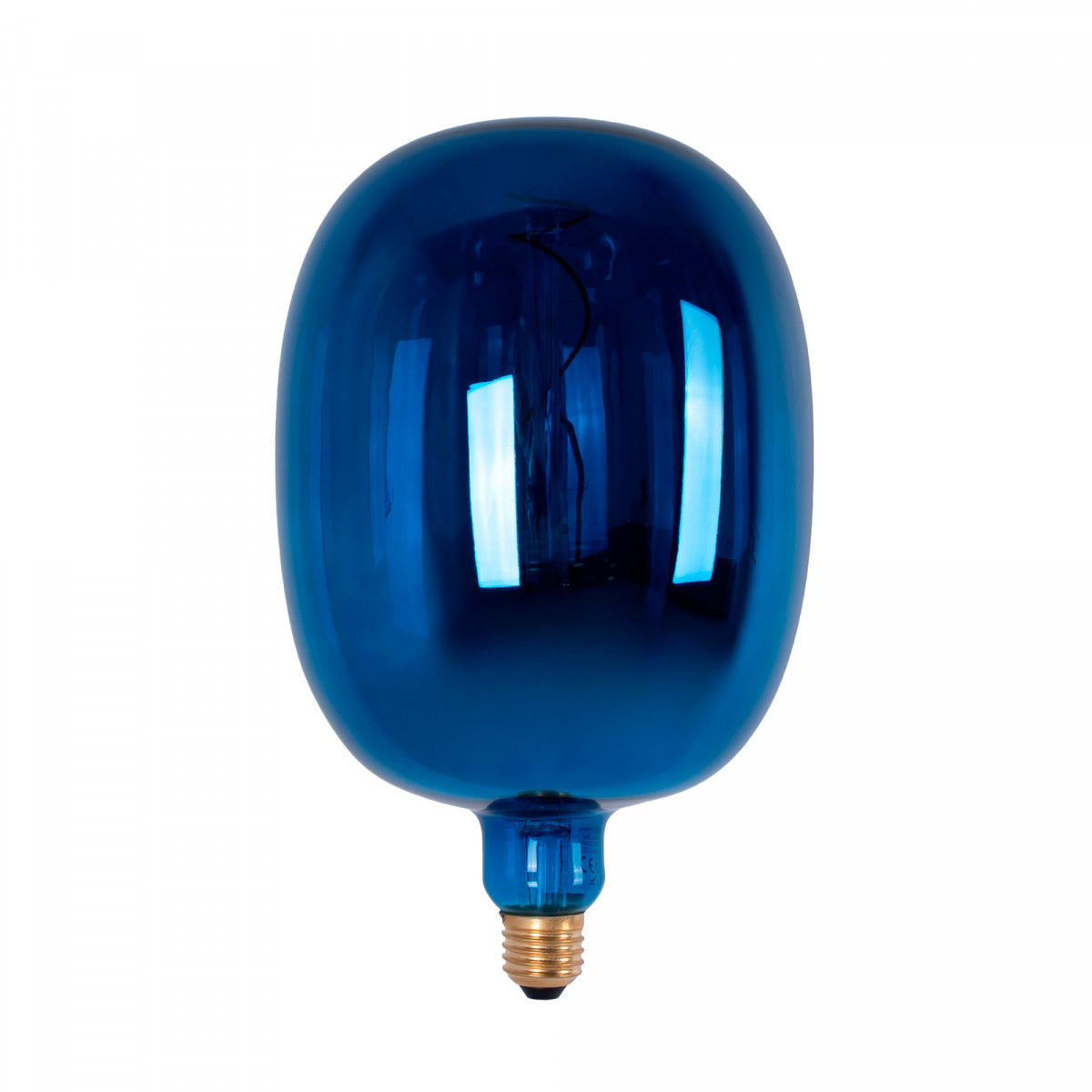 Decoratieve LED gloeilamp met blauwe tint - E27 T170 - Dimbaar - 4W - 4200K