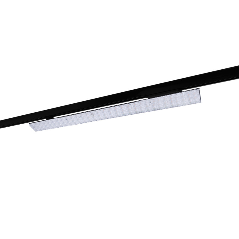 Lineaire richtbare LED-spot voor driefasige rails 40W - CCT - CRI90 - Driver KGP - Zwart