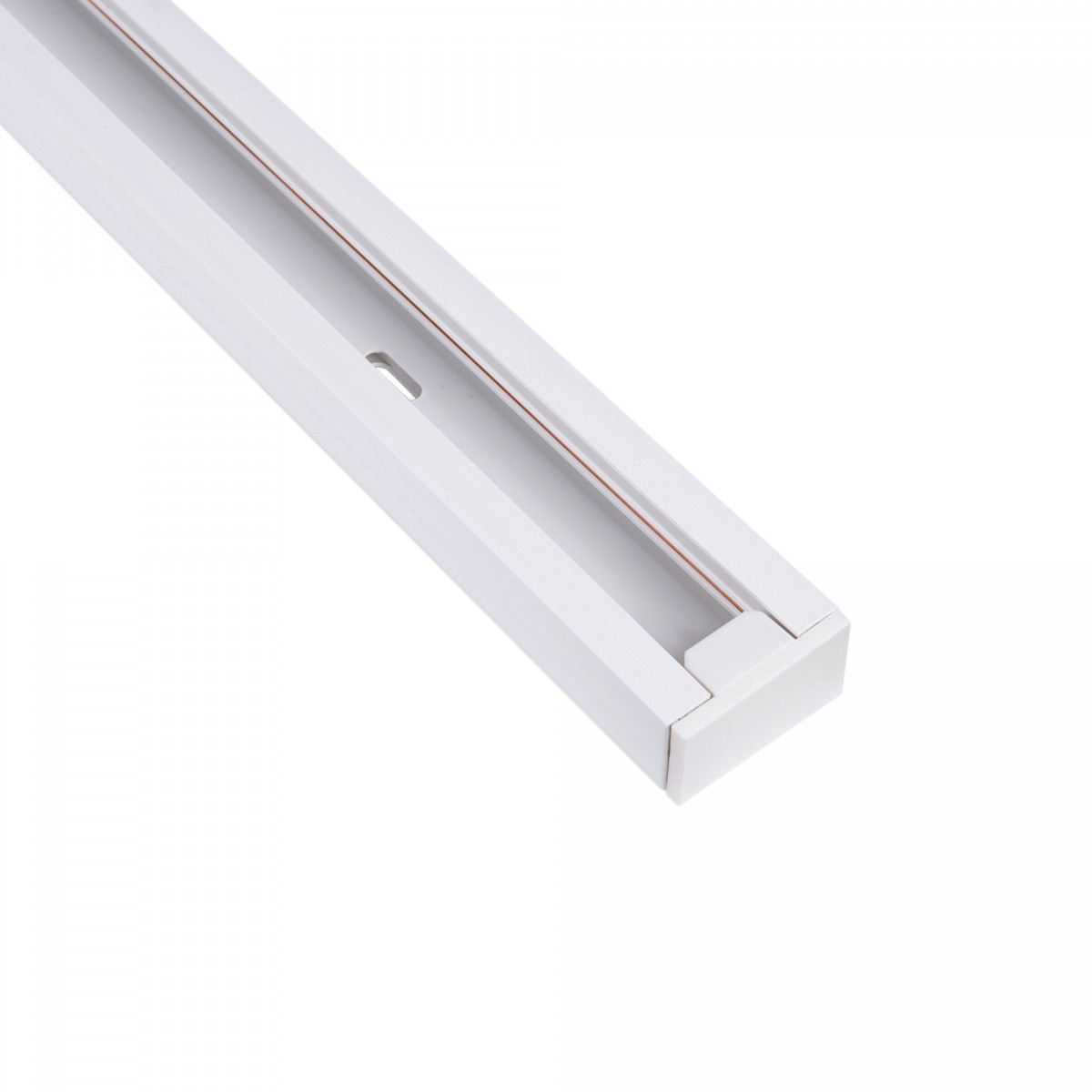 PVC enkelfasige rail voor LED-spotlights - Opbouw - 2 meter