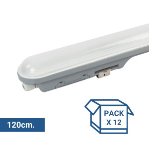 Set x 12 - Waterdicht Lineair LED Linkable Shield 36W - 120cm - IP65