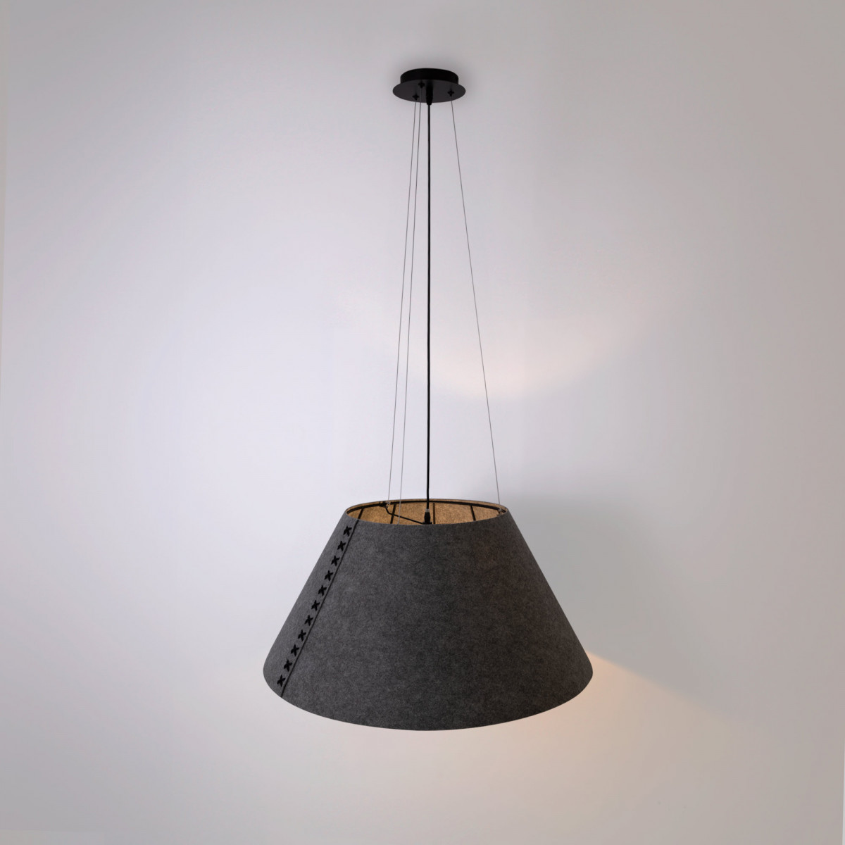 Akoestische hanglamp "Gandal 70" - ø 70cm