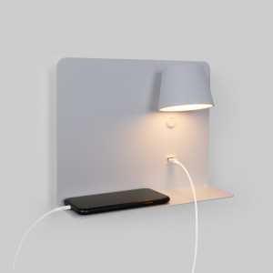 moderne witte wandlamp