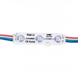 LED RGB IC RGB modules voor bewegwijzering - 0,72W - 12V - IP65 - 120º.