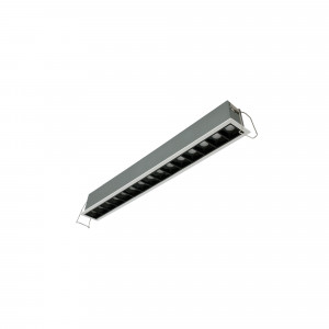 30W LED lineaire inbouwspot - UGR18 - CRI90 - OSRAM Chip - 4000K - Wit