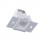 LED lineaire spot voor inbouw in gipskarton - 2W - UGR18 - CRI90 - Wit