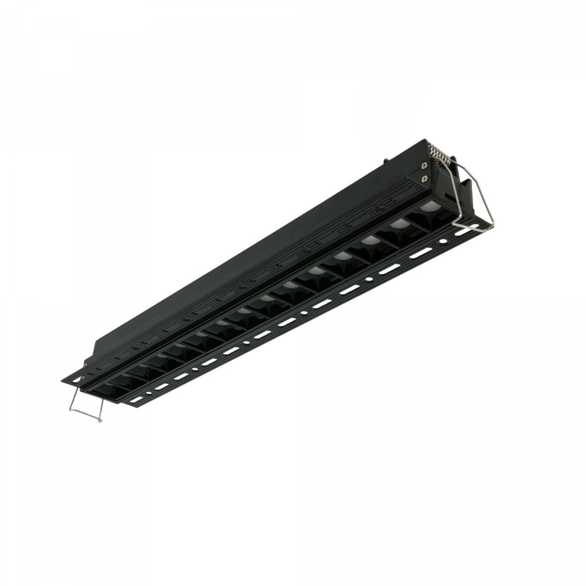 LED lineaire spot voor inbouw in gipsplaat - 30W - UGR18 - CRI90 - Zwart