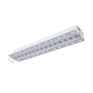 LED lineaire spot voor inbouw in gipsplaat - 30W - UGR18 - CRI90 - Wit