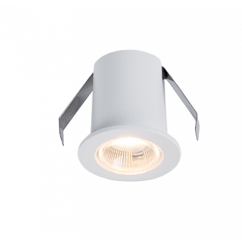 2W ronde LED inbouwdownlight - Osram Chip - UGR18 - gesneden Ø 25mm - Wit