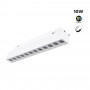 Lineair magnetisch railarmatuur CCT - 10W - UGR18 - Mi Licht - Wit