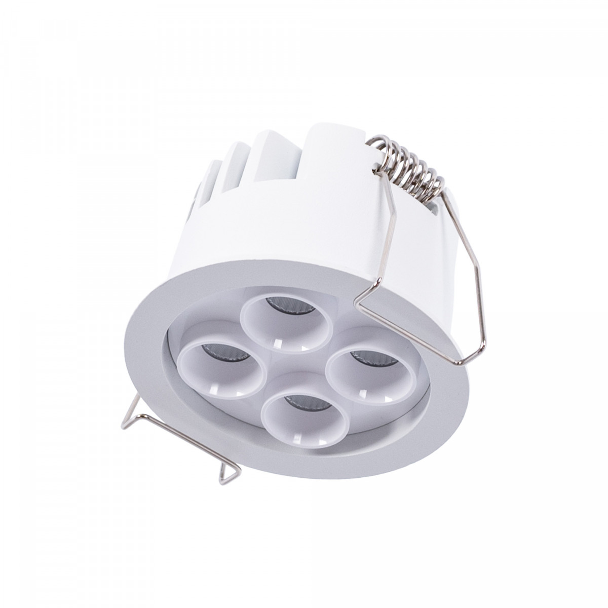 Inbouw ronde LED downlight 8W - Osram Chip - UGR18 - gesneden Ø 58mm - Wit