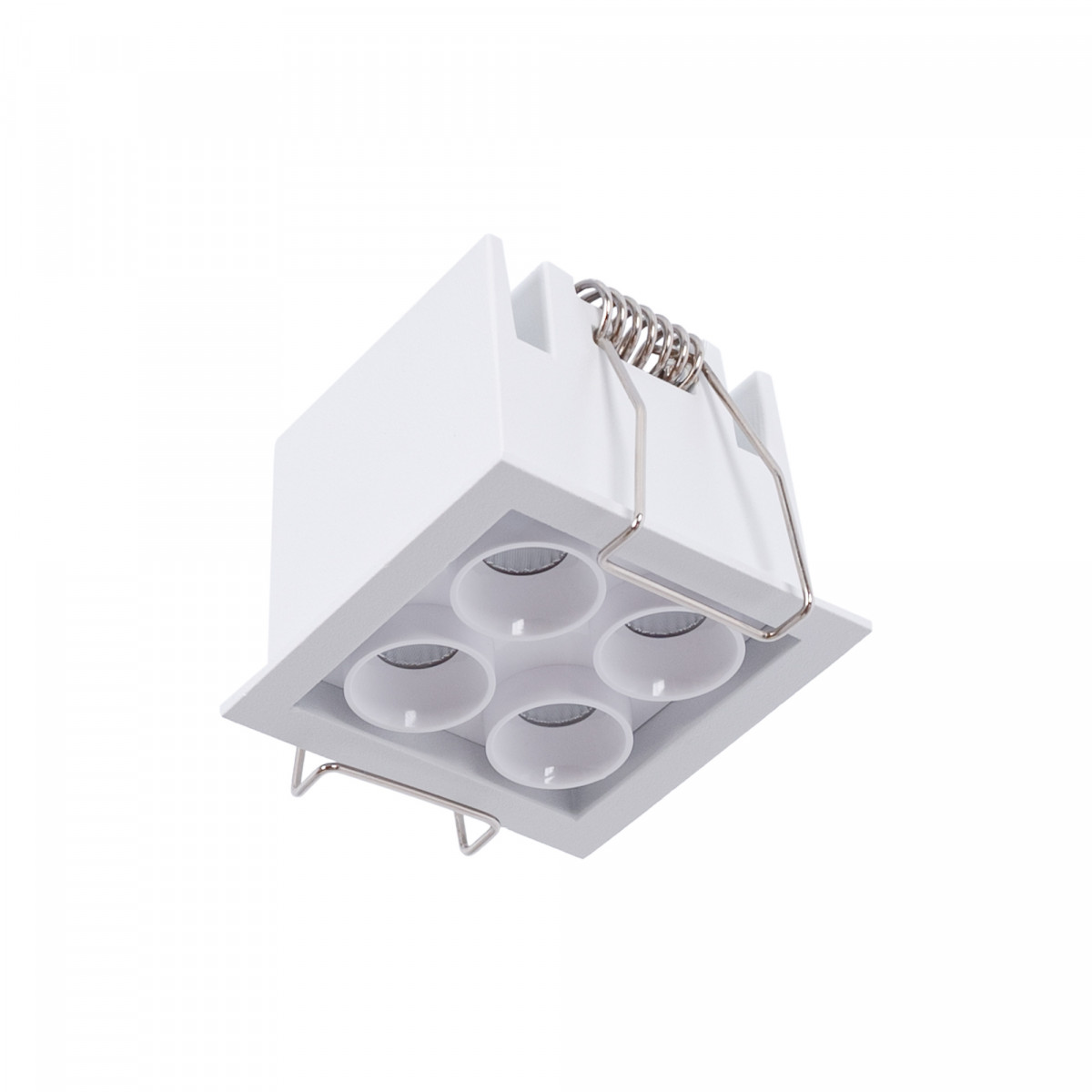 Vierkante LED inbouwspot 8W - Osram Chip - UGR18 - Snede 48 x 48mm - Wit