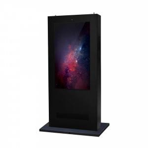 Buitenreclame totem LCD-scherm 55" - Dubbelzijdig - Touch - Android