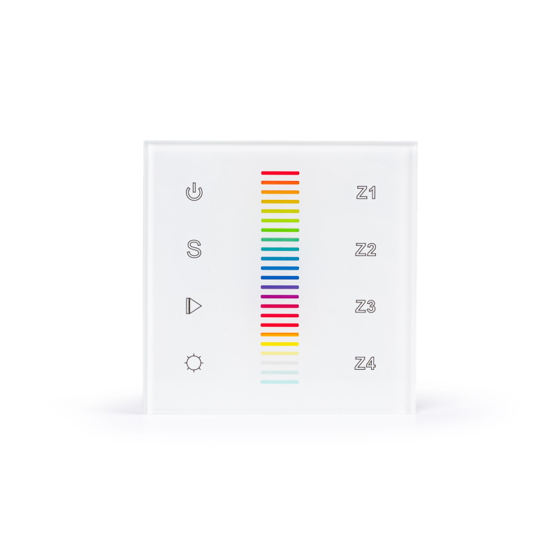 Touch bedieningspaneel "Sunricher" - 4 zones - RGB - Perfect RF