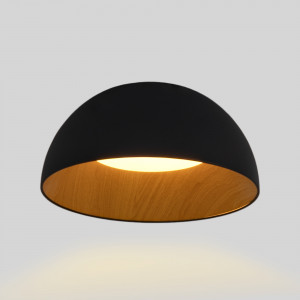 CCT 24W LED Plafondlamp - Hout effect - ø50cm