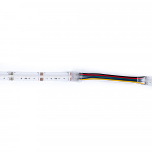 Hippo RGB + CCT COB Strip to Wire Connector - 12mm PCB - 6 pins - IP20 - Max. 24V