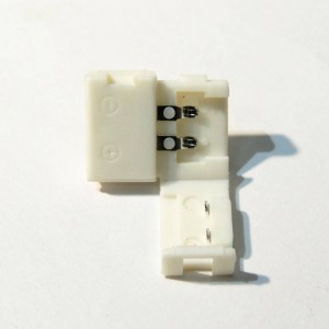 Connector voor enkelkleurige LED-strips 8mm direct zonder kabel