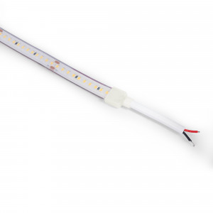 Start/eindkap voor onderdompelbare LED strip met print 10mm