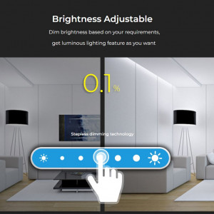 Touch bedieningspaneel RGB + CCT - 4 zones - Wit - Milight