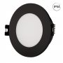 Ronde downlight ring voor GU10 lamp - Uitsparing Ø 75-80 mm - IP54- ZWART