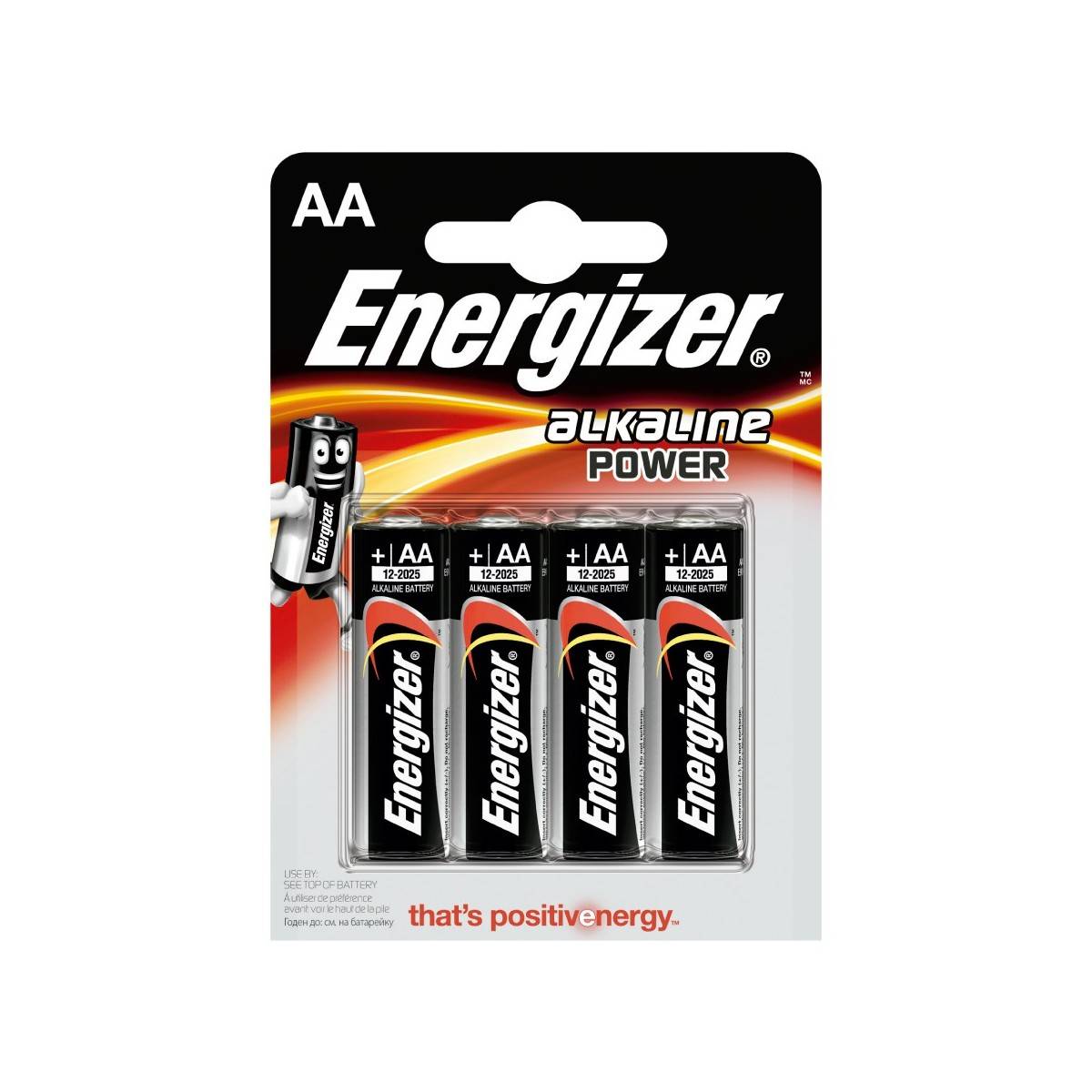 ENERGIZER ALKALINA POWER BATTERY LR6 (AA) BLISTER 4 st.