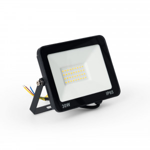 LED schijnwerper voor buiten 30W - 95lm/W - IP65 - Zwart