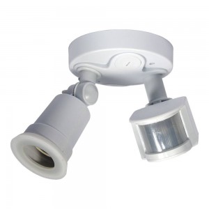 Lamphouder voor E27 LED lamp met bewegingssensor