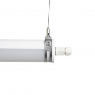 Waterdichte armatuur voor industrieel gebruik - 150cm - 60W - 6900lm - IP67 - IK10