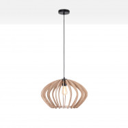 Houten hanglamp "Pili" - Ø 48cm - 1 x E27