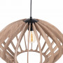 Houten hanglamp "Pili" - Ø 48cm - 1 x E27