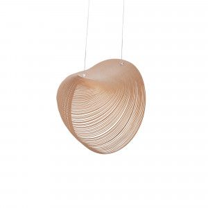 Houten hanglamp van designer "Bogam 40" – 14W – Ø 40cm