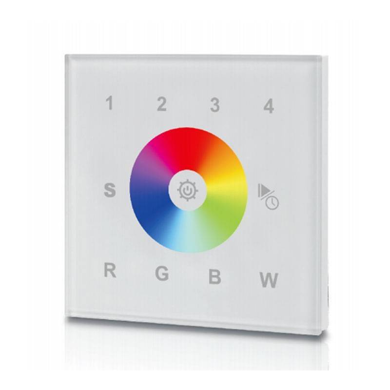 RGBW 12-24V-DC RGBW-dimmer voor LED-verlichting 4 zones - SUNRICHER Perfect RF