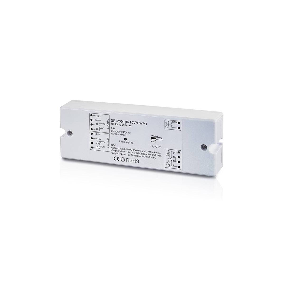 Eenkleurige regelaar 0-10V signaalgenerator RF ontvanger - Easy RF