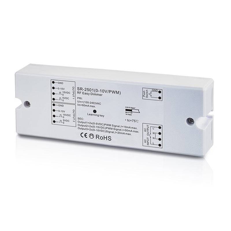 Eenkleurige regelaar 0-10V signaalgenerator RF ontvanger - Easy RF