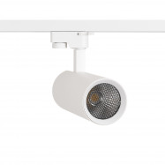 Driefasige LED railspot 20W - CCT - CRI90 - 1900 lm met honingraatreflector